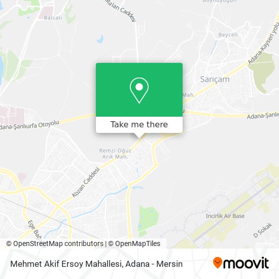 Mehmet Akif Ersoy Mahallesi map