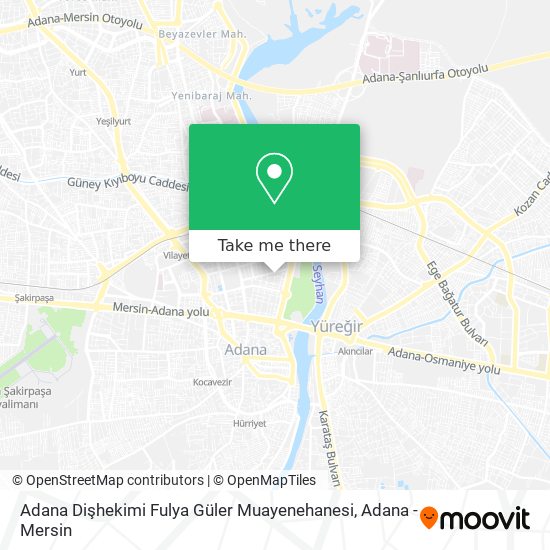 Adana Dişhekimi Fulya Güler Muayenehanesi map