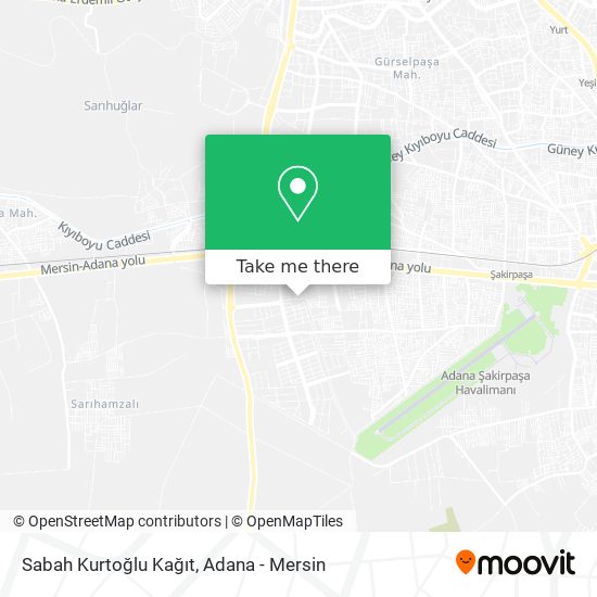 Sabah Kurtoğlu Kağıt map
