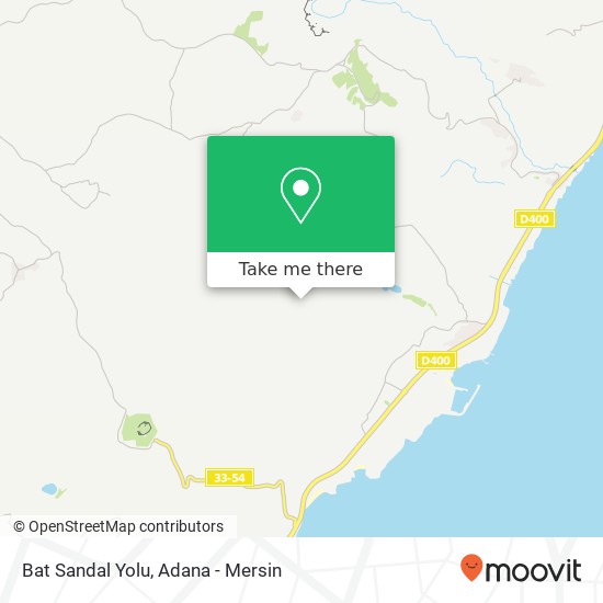 Bat Sandal Yolu map