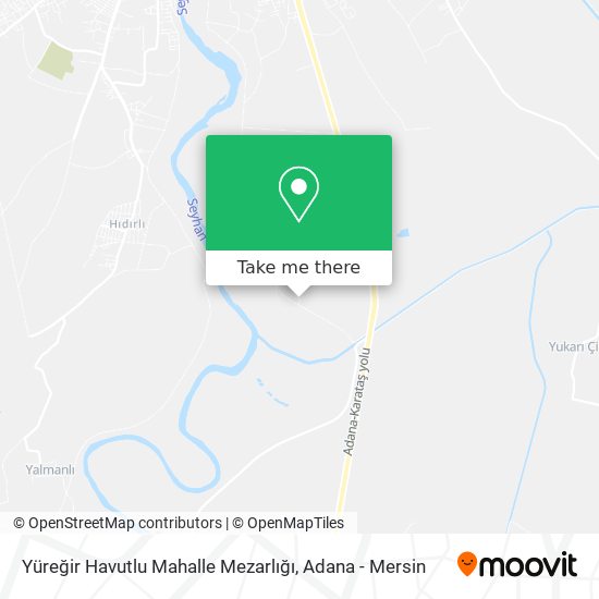 Yüreğir Havutlu Mahalle Mezarlığı map