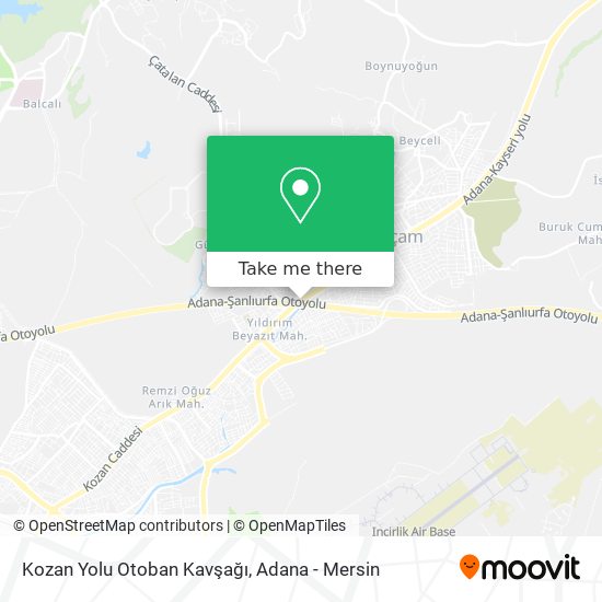 Kozan Yolu Otoban Kavşağı map