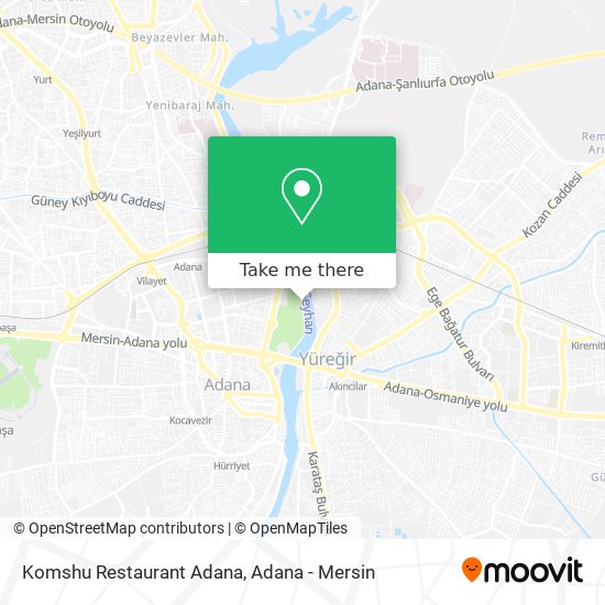 Komshu Restaurant Adana map