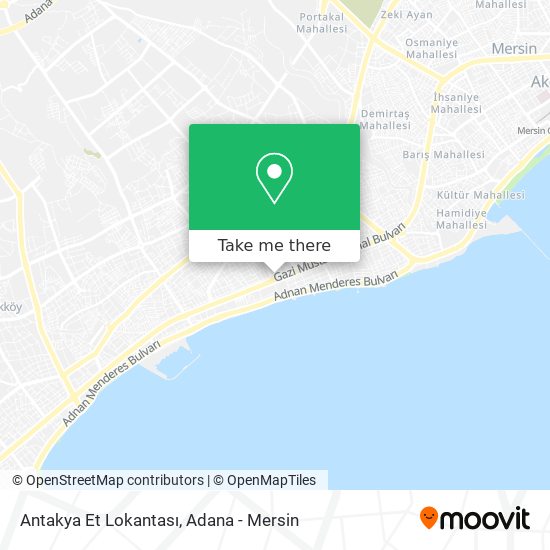 Antakya Et Lokantası map
