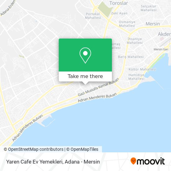 Yaren Cafe Ev Yemekleri map