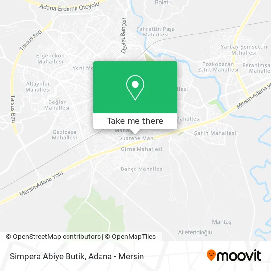 Simpera Abiye Butik map