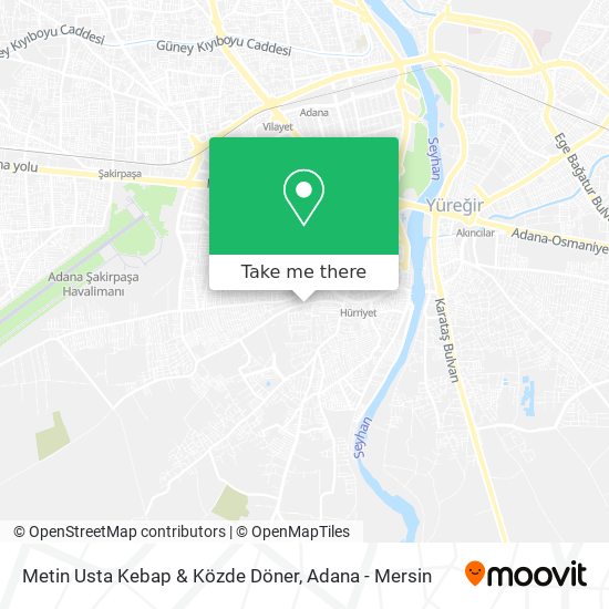 Metin Usta Kebap & Közde Döner map
