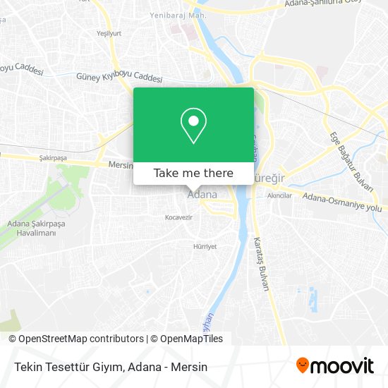 Tekin Tesettür Giyım map