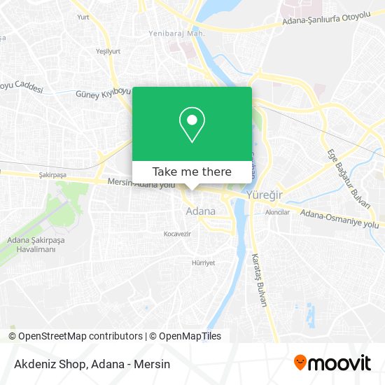 Akdeniz Shop map