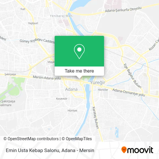 Emin Usta Kebap Salonu map