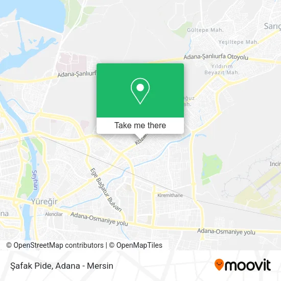 Şafak Pide map