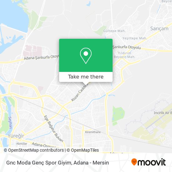 Gnc Moda Genç Spor Giyim map