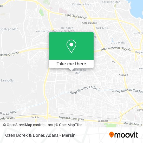 Özen Börek & Döner map