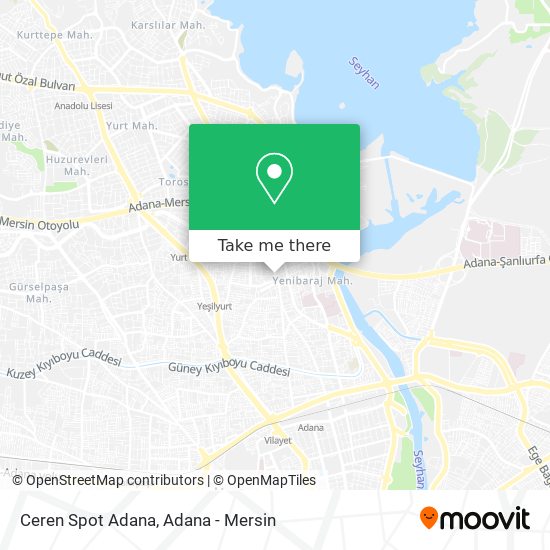 Ceren Spot Adana map