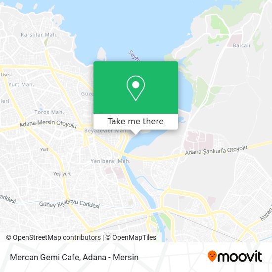 Mercan Gemi Cafe map
