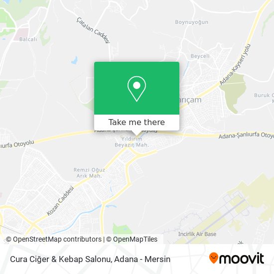 Cura Ciğer & Kebap Salonu map