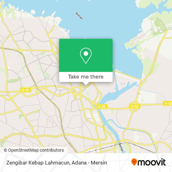 Zengibar Kebap Lahmacun map