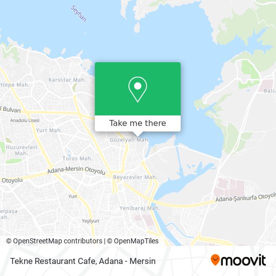 Tekne Restaurant Cafe map