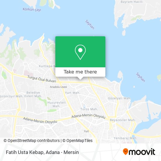 Fatih Usta Kebap map
