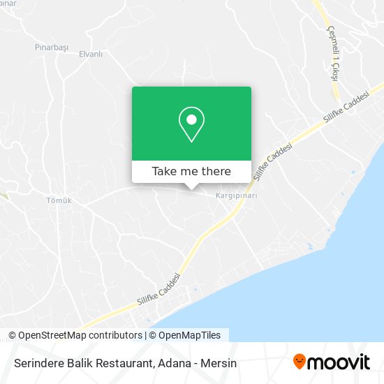 Serindere Balik Restaurant map