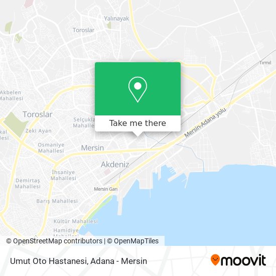 Umut Oto Hastanesi map