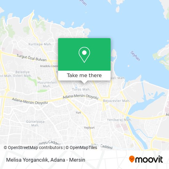 Melisa Yorgancılık map