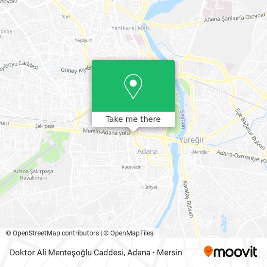 Doktor Ali Menteşoğlu Caddesi map