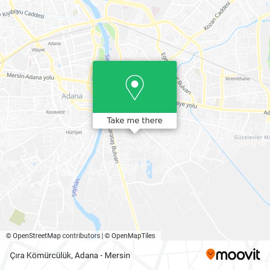 Çıra Kömürcülük map