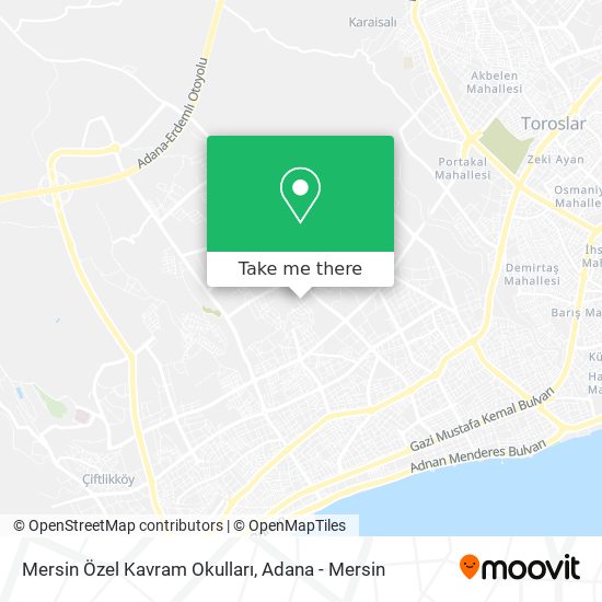 Mersin Özel Kavram Okulları map