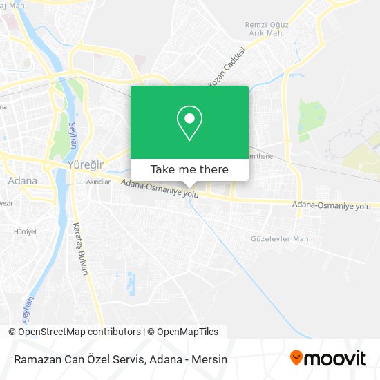 Ramazan Can Özel Servis map
