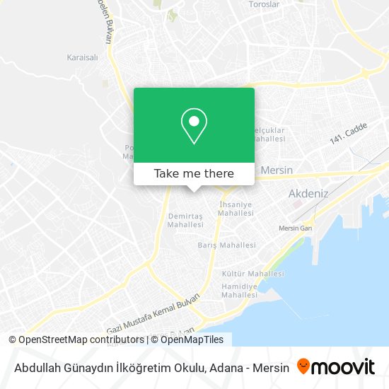 Abdullah Günaydın İlköğretim Okulu map