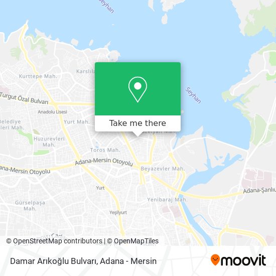 Damar Arıkoğlu Bulvarı map