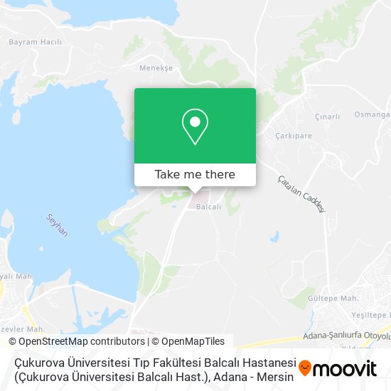 Çukurova Üniversitesi Tıp Fakültesi Balcalı Hastanesi (Çukurova Üniversitesi Balcalı Hast.) map