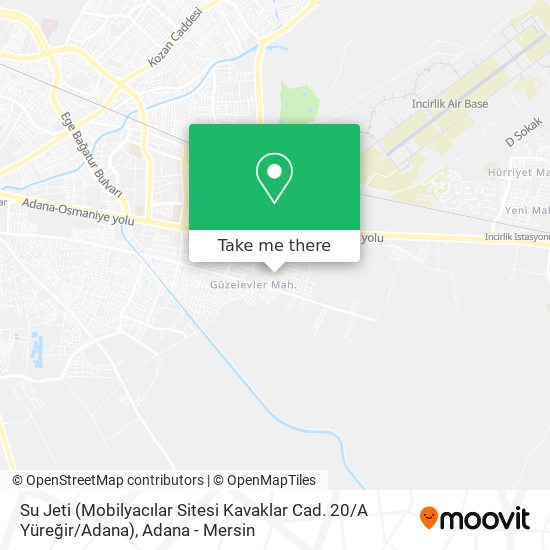 Su Jeti (Mobilyacılar Sitesi Kavaklar Cad. 20 / A Yüreğir / Adana) map
