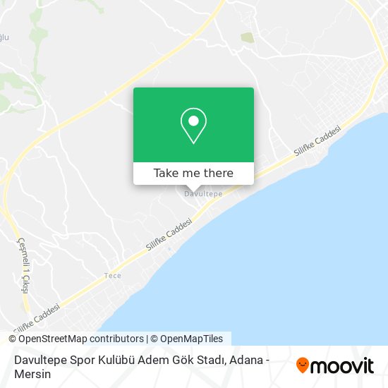 Davultepe Spor Kulübü Adem Gök Stadı map