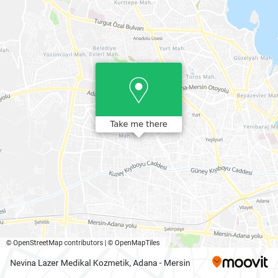 Nevina Lazer Medikal Kozmetik map