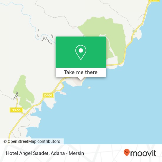 Hotel Angel Saadet map