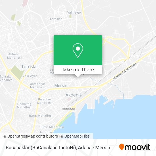 Bacanaklar (BaCanaklar TantuNi) map