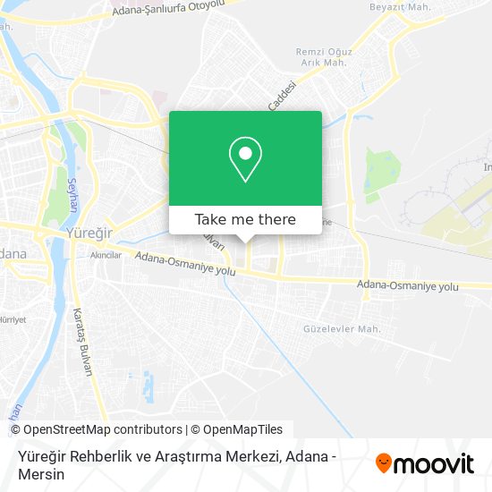 Yüreğir Rehberlik ve Araştırma Merkezi map