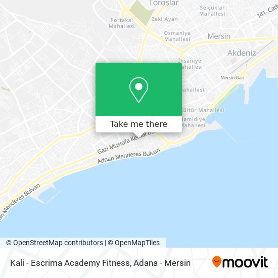 Kali - Escrima Academy Fitness map