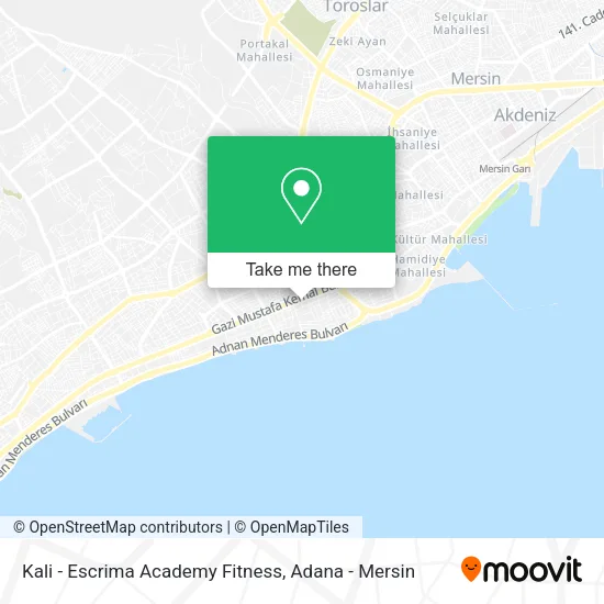 Kali - Escrima Academy Fitness map