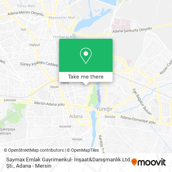 Saymax Emlak Gayrimenkul- İnşaat&Danışmanlık Ltd. Şti. map