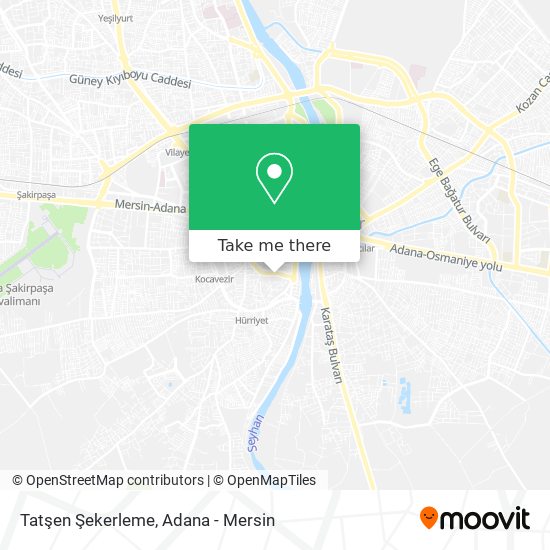 Tatşen Şekerleme map