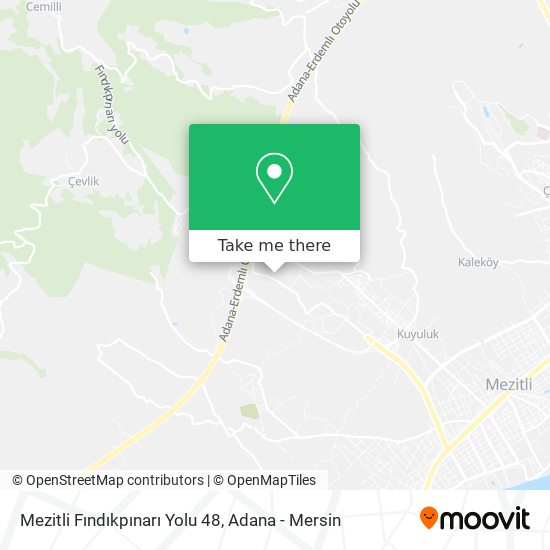 Mezitli Fındıkpınarı Yolu 48 map