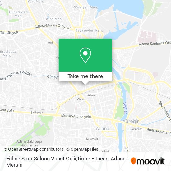 Fitline Spor Salonu Vücut Geliştirme Fitness map