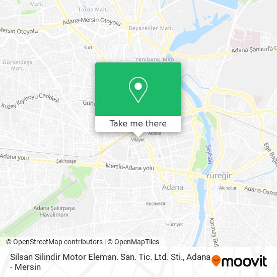 Silsan Silindir Motor Eleman. San. Tic. Ltd. Sti. map