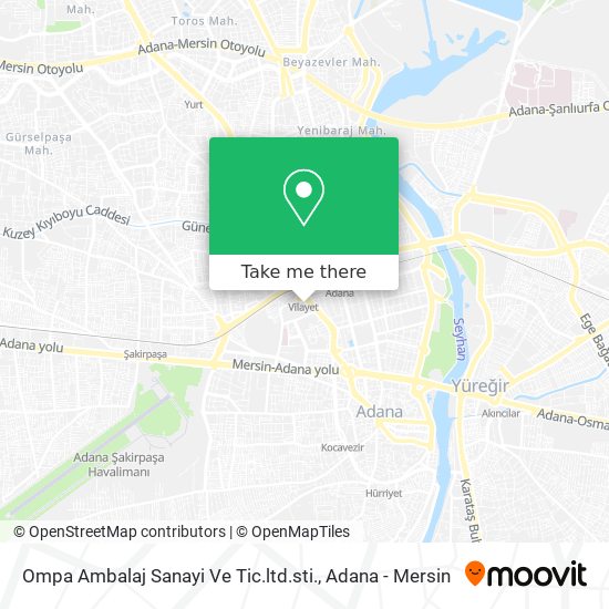Ompa Ambalaj Sanayi Ve Tic.ltd.sti. map