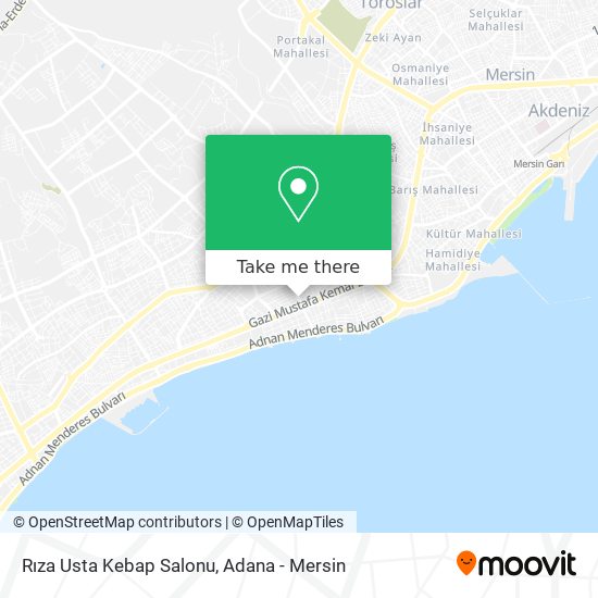 Rıza Usta Kebap Salonu map