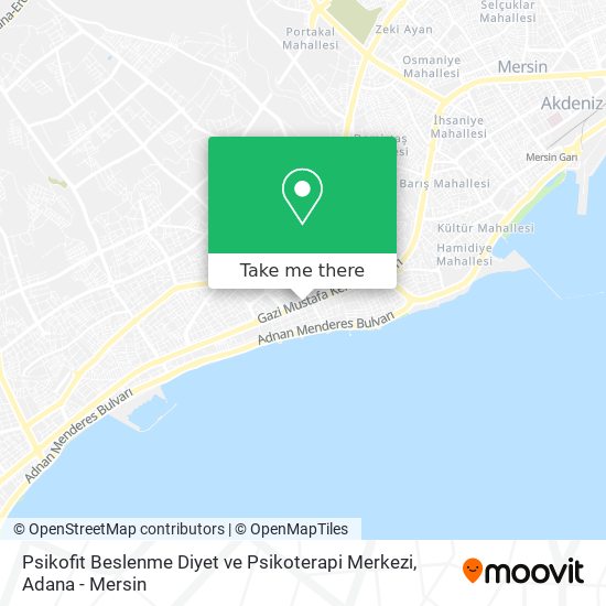 Psikofit Beslenme Diyet ve Psikoterapi Merkezi map
