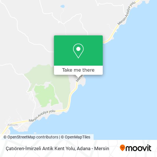 Çatıören-İmirzeli Antik Kent Yolu map